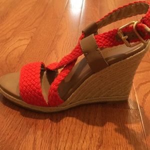 Banana Republic Espadrille Wedge Sandals 7.5